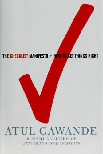 The Checklist Manifesto How to Get Things Right cover