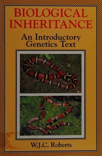 Biological Inheritance An Introductory Genetics Text cover