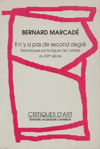 Il n'y a pas de second degré remarques sur la figure de l'artiste au XXe siècle cover