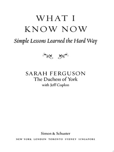 What I Know Now cover