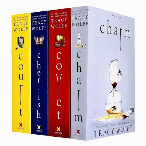 Crave Series Collection 4 Books Set By Tracy Wolff (Crave, Crush, Covet [Hardcover], Court [Hardcover]) cover