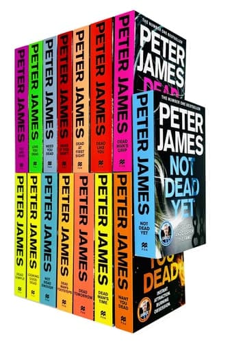 Roy Grace Series Book 1-15 Collection 15 Books Set By Peter James (Dead Simple, Looking Good Dead, Not Dead Enough, Dead Like You, Dead Man's Grip, Not Dead Yet, You Are Dead & More) cover