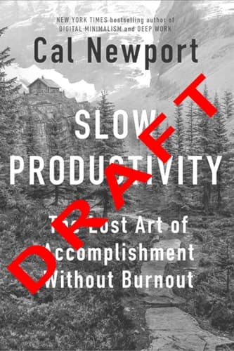 Slow Productivity (Slow Productivity Spanish Edition) El Arte Secreto de la Productividad Sin Estrés cover