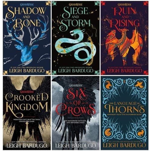 Grisha and six of crows series leigh bardugo 6 books collection set cover
