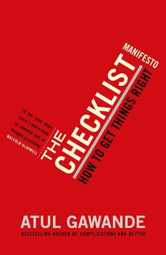 The Checklist Manifesto How to Get Things Right cover