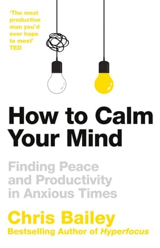 How to Calm Your Mind Finding Peace and Productivity in Anxious Times cover