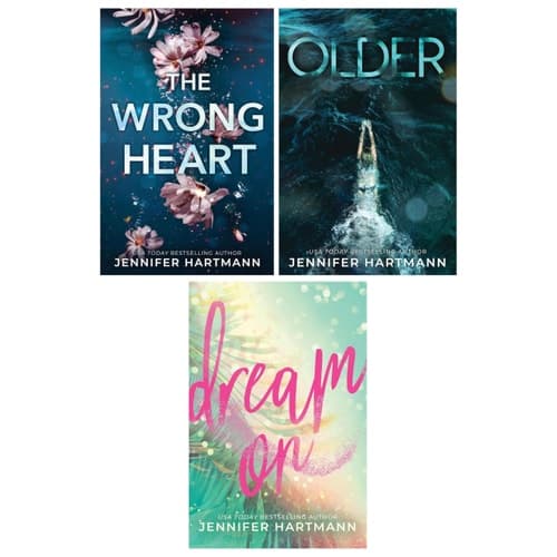 Jennifer Hartmann Collection 3 Books Set (The Wrong Heart, Older & Dream On) cover