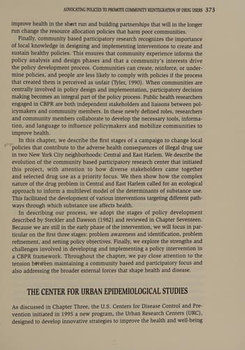 Community-Based Participatory Research for Health cover