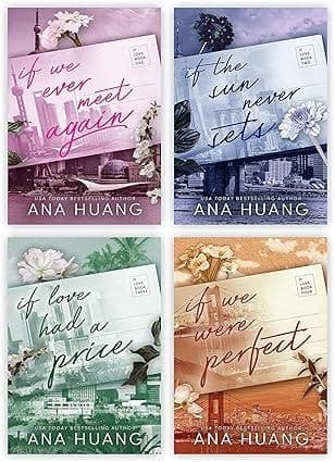 By Ana Huang (If Love) 4 Books Collection Set: If We Ever Meet Again, If the Sun Never Sets, If Love Had a Price & If We Were Perfect cover