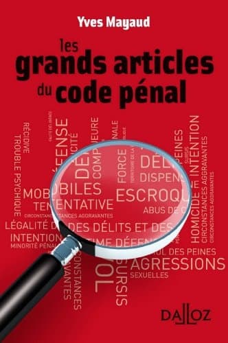 Les grands articles du code pénal cover