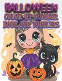 Halloween Color by Number Book for Toddlers Halloween Color by Number, Coloring and Activity Book for Kids Ages 4-12 cover