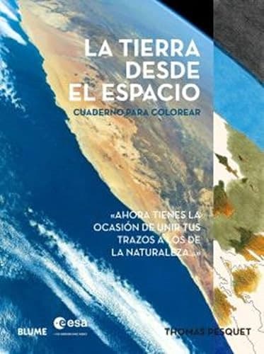 La tierra desde el espacio. Cuaderno para colorear cover