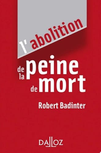 L'abolition de la peine de mort cover