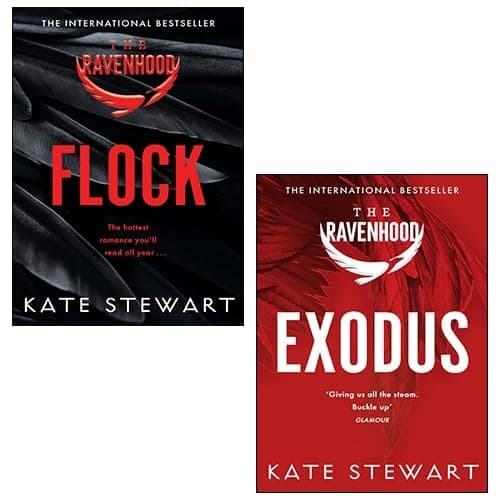 The Ravenhood Series 2 Books Collection Set By Kate Stewart (Exodus, Flock) cover