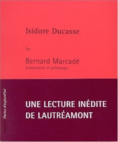 Isidore Ducasse cover