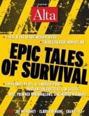 Alta Journal Issue 23 Epic Tales of Survival cover