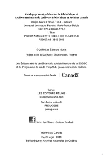 Le secret des soeurs Paquin cover