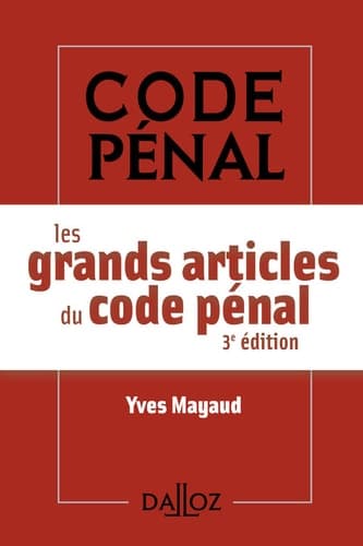 Les grands articles du Code pénal cover