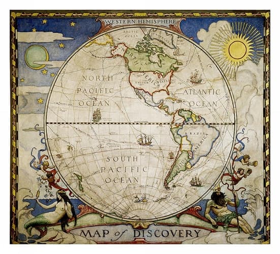 Map of Discovery, Western Hemisphere Map of Discovery cover