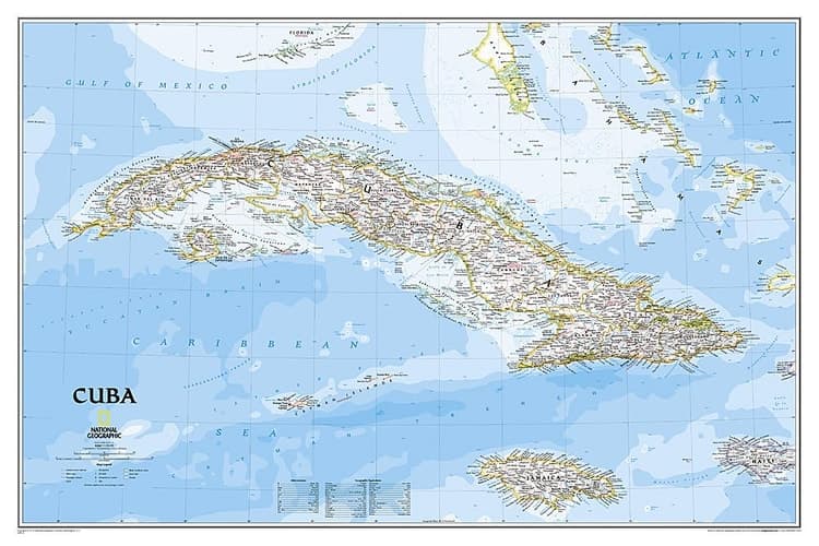 Cuba Classic Wall Maps Countries & Regions cover