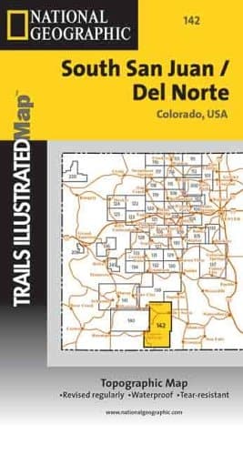South San Juan, Del Norte (National Geographic Trails Illustrated Map, 142) cover