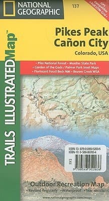 Pikes Peak Canon City: Colorado, Usa (national Geographic Maps: Trails Illustrated) cover