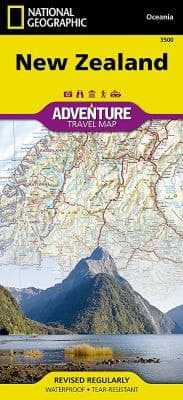 New Zealand Map (National Geographic Adventure Map, 3500) cover