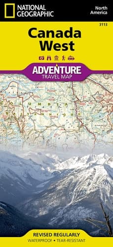Canada West Map (National Geographic Adventure Map, 3113) cover