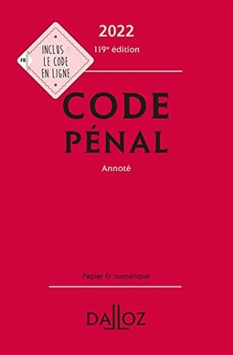 Code pénal annoté cover