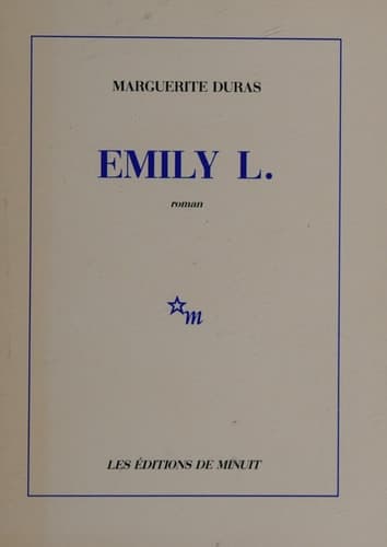 Emily L. - (Paris): Les Ed. de minuit (1987). 159 S. 8° cover