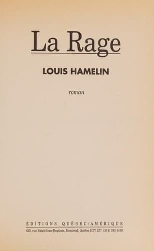 Rage roman cover