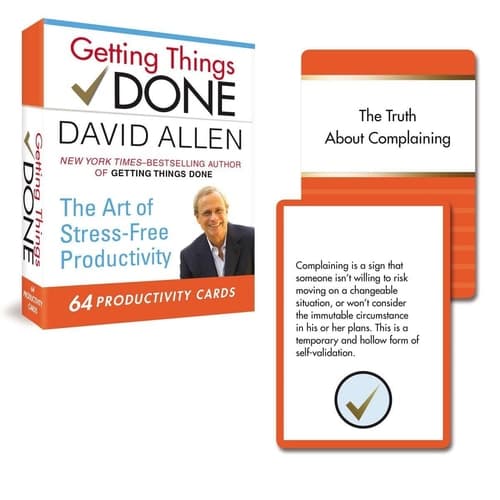 Getting Things Done Productivity Cards cover