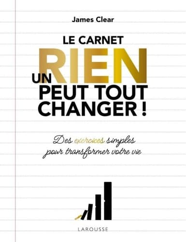 Un rien peut tout changer - le carnet officiel cover