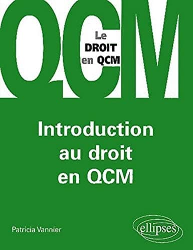 Introduction au droit en QCM cover
