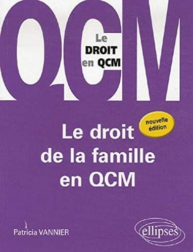 Le droit de la famille en QCM cover