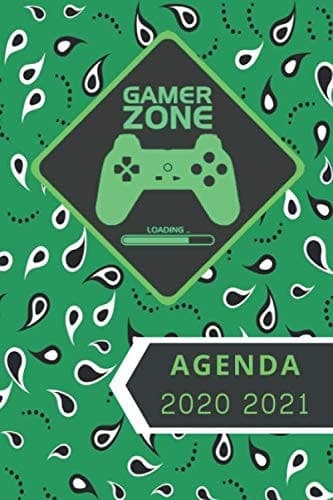 Agenda 2020 2021: Agenda Scolaire Semainier, 1 Semaine sur 2 Pages, un Calendrier pour la rentrée scolaire 2020 2021 de Septembre 2020 à Septembre 2021 | Agenda Gamer (French Edition) cover