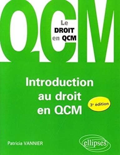 Introduction au droit en QCM cover