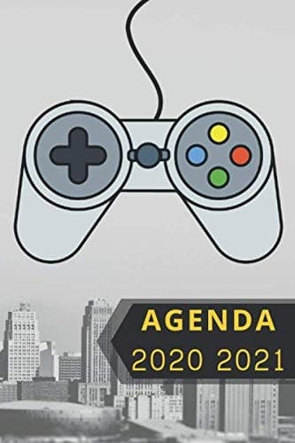 Agenda 2020 2021: Agenda Scolaire Semainier, 1 Semaine sur 2 Pages, un Calendrier pour la rentrée scolaire 2020 2021 de Septembre 2020 à Septembre 2021 | Agenda Gamer (French Edition) cover