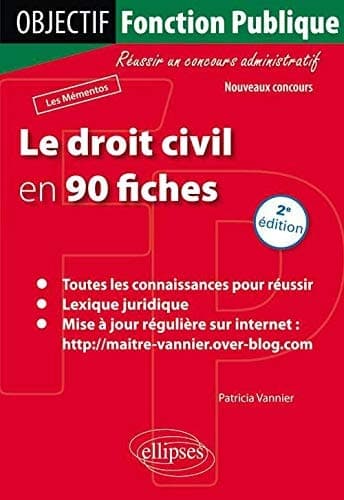 Le droit civil en 90 fiches cover