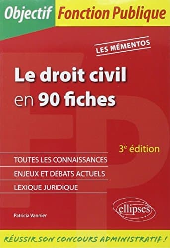 Le droit civil en 90 fiches nouveaux concours cover