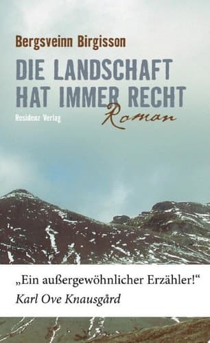 Die Landschaft hat immer recht cover