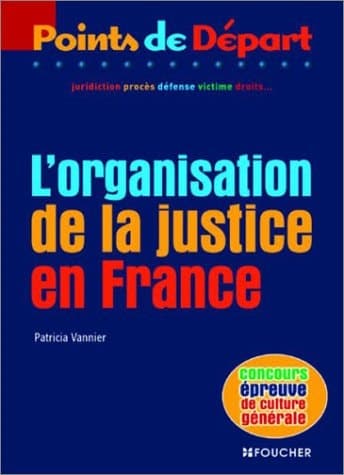 L'organisation de la justice en France cover