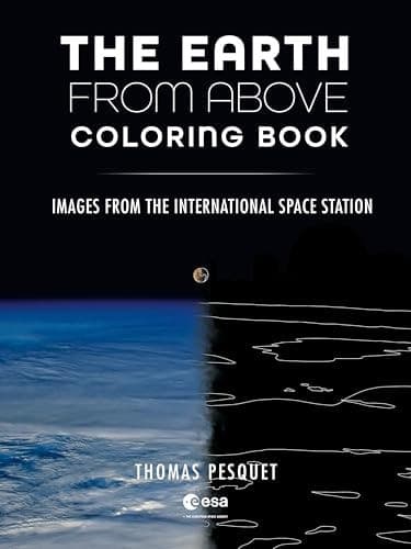 The Earth from Above Coloring Book: Images from the International Space Station cover