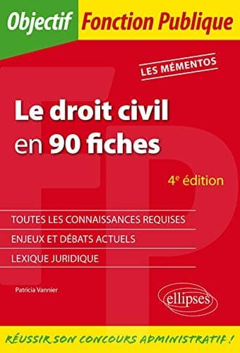 Le droit civil en 90 fiches nouveaux concours cover
