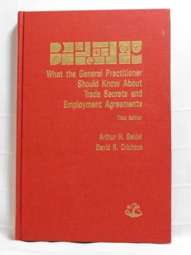 What the General Practitioner Should Know About Trade Secrets and Employment Agreements (3rd Ed) cover