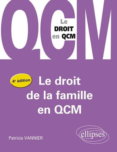 Le droit de la famille en QCM cover