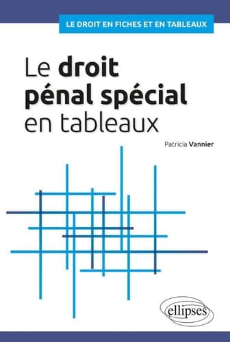 Le droit pénal spécial en tableaux cover