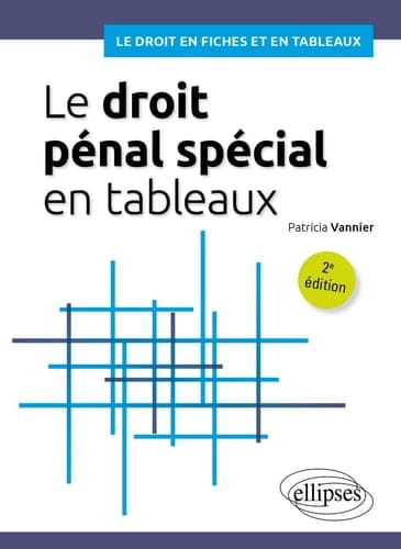 Le droit pénal spécial en tableaux cover
