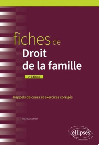 Fiches Droit famille 7ed cover