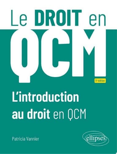 Introduction droit en QCM 5ed cover